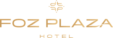 Logo da campanha de 40 anos do Foz Plaza Hotel