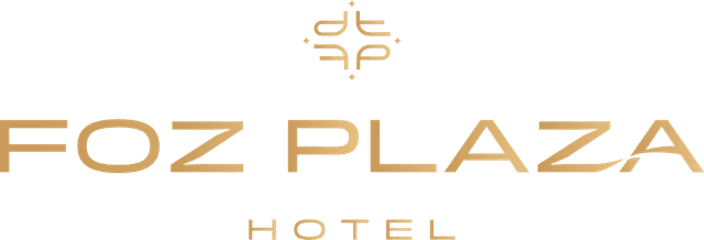 Logo da campanha de 40 anos do Foz Plaza Hotel