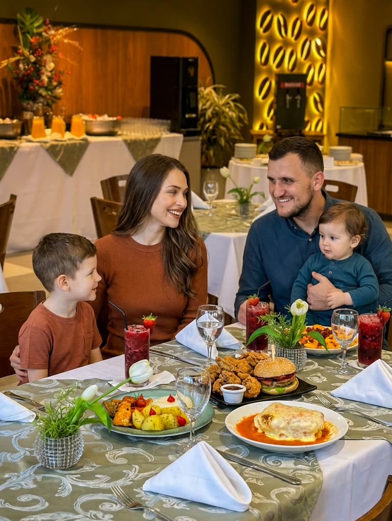 Foz Plaza Hotel — Restaurante com família